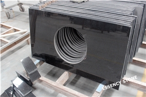 Absolute Black Granite Vanity Top,Black Granite Bathroom Top