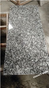 Sea Wave White Granite Small Slab,China Spary White Flower Granite Sea Wave White Granite Small Slab,China Spary White Flower Granite