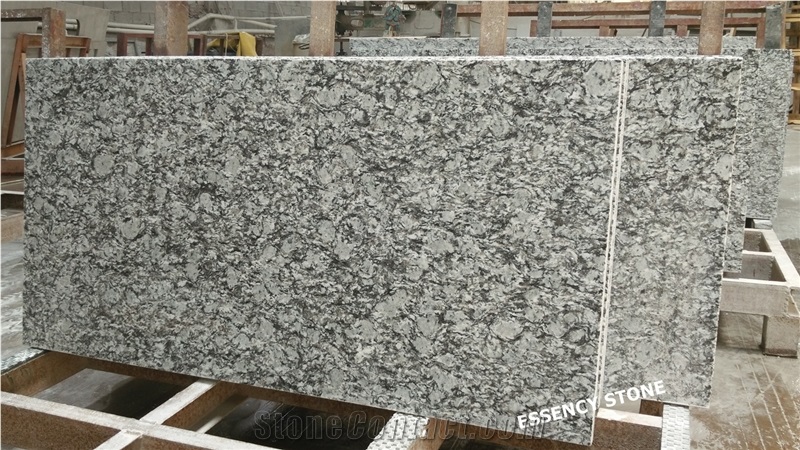 Seawave Flower Granite,Spary White Granite Tiles,China White Granite