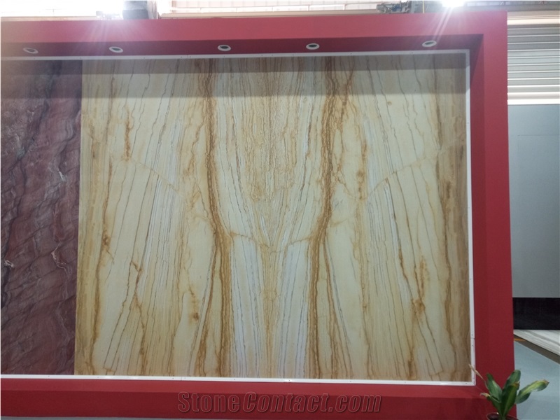 Golden Macaubas Quartzite Big Slab