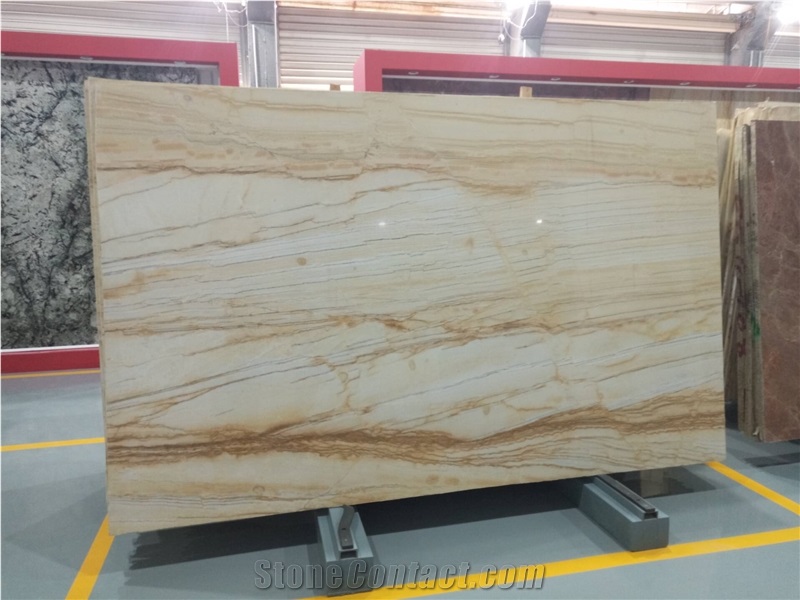 Golden Macaubas Quartzite Big Slab