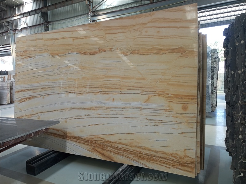 Golden Macaubas Quartzite Big Slab