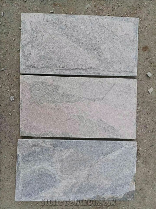 Grey Quartzite Wall Tiles Split Face, Wall Corner
