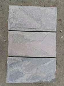Grey Quartzite Wall Tiles Split Face, Wall Corner