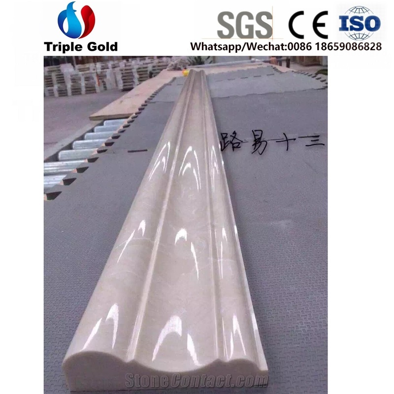 Louis Thirteen Beige Border Line for Interior Marble