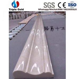 Louis Thirteen Beige Border Line for Interior Marble