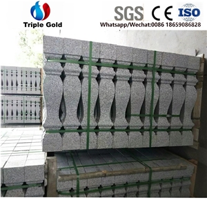 Red Granite Balustrade,Handcraft Stair Railings and Handrails
