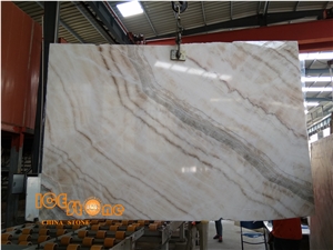 Chinese Beige Onyx Slabs & Tiles