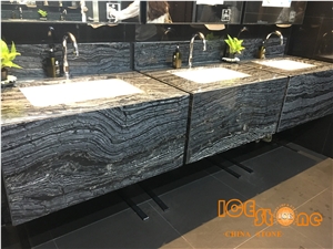 Silver Wave, Kenya Black Marble Vanity Tops