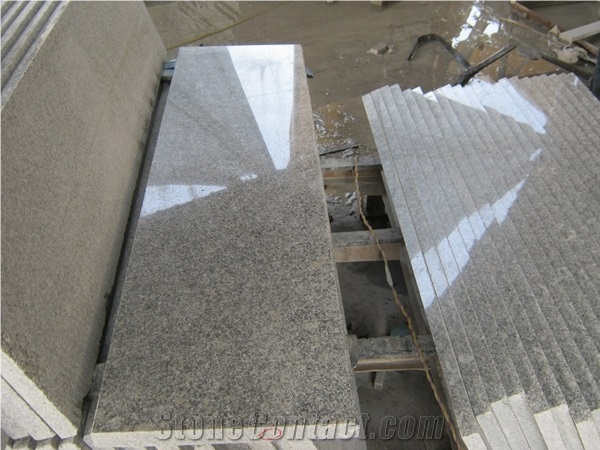 China Gray Granite Padang Light G602 Granite Stair Treads Steps