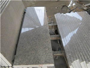 China Gray Granite Padang Light G602 Granite Stair Treads Steps