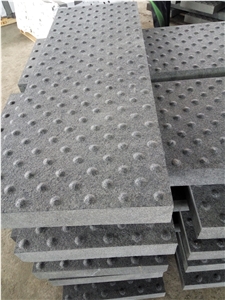Chinese Black Granite Tactile Blind Paving Stone