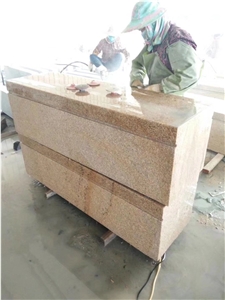 Chinese Golden Rustic Granite G682 Bench