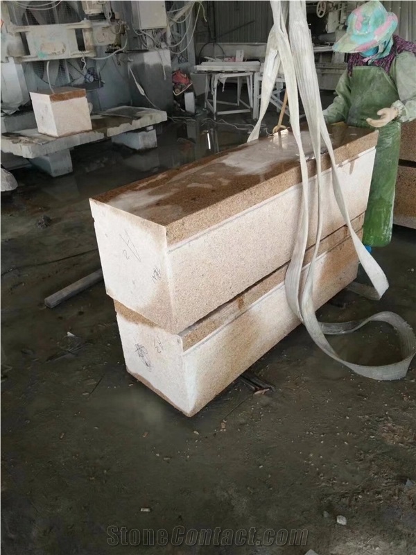 Chinese Golden Rustic Granite G682 Bench