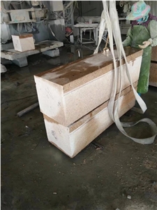 Chinese Golden Rustic Granite G682 Bench