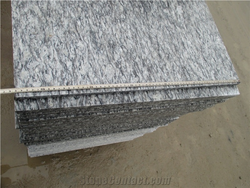 Chinese Granite Spray White Granite Tiles
