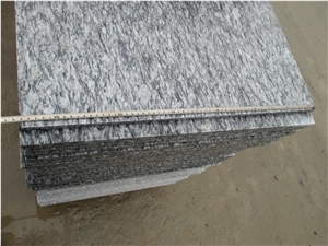 Chinese Granite Spray White Granite Tiles