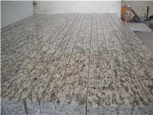 Chinese Granite Steps Wave White Granite Stair Treads