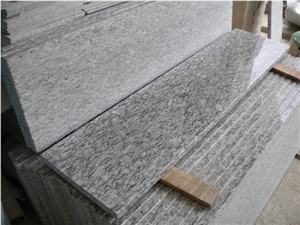 Chinese Granite Steps Wave White Granite Stair Treads
