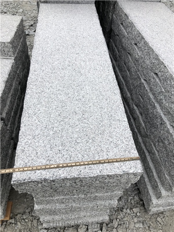 Sesame White Barry Granite G603 Granite Curbstone Pineappled