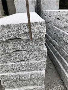 Sesame White Barry Granite G603 Granite Curbstone Pineappled