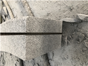 Chinese Light Grey Granite Curved Kerbstone