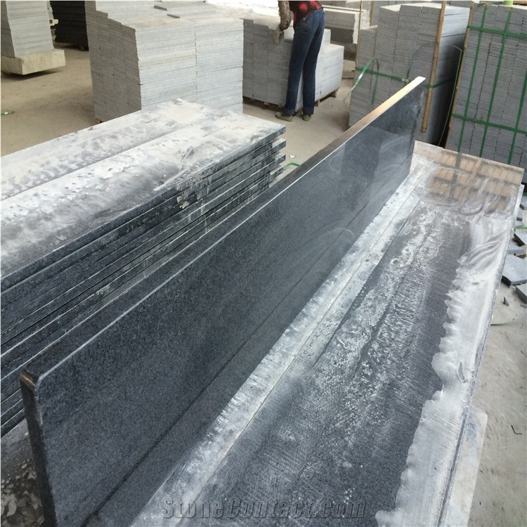 Dark Grey Granite G654 Granite Stair Treads