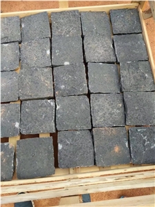 Good Price Zhangpu Black Basalt Paving Stone Irregularly Shape