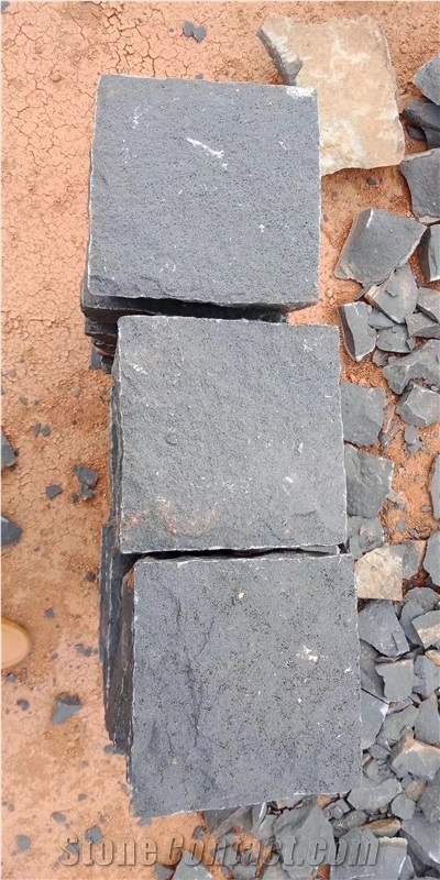 Good Price Zhangpu Black Basalt Paving Stone Irregularly Shape