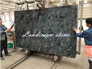 Labradorite Blue, Lemurian Blue, Peacock Blue Granite Tiles & Slabs
