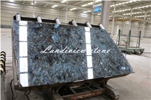 Labradorite Blue, Lemurian Blue, Peacock Blue Granite Tiles & Slabs