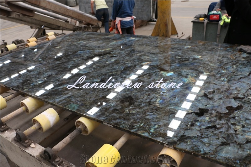 Lemurian Blue, Labradorite Blue, Peacock Blue Granite，Tiles & Slabs