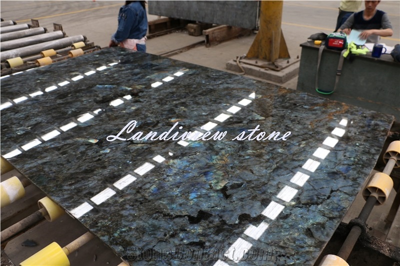 Lemurian Blue, Labradorite Blue, Peacock Blue Granite，Tiles & Slabs