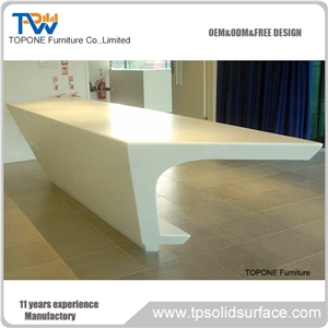 Acrylic Top Quality Customized Salon Reception Desk