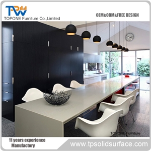 Artificial Marble Top Modern Fast Food Restaurant Table and Chairs