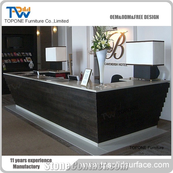 Design for Artificial Stone Reception Desk
