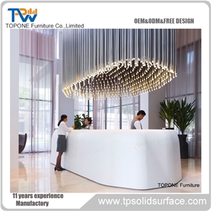 Hot Sale Acrylic Solid Surface Reception Desk/Table