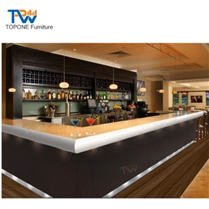 Luxury Led Lighted Marble Stone Top Home Furniture Bar Counter Design Luxury Led Lighted Marble Stone Top Home Furniture Bar Counter Design