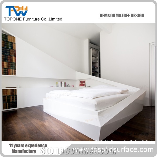 Luxury Led Reception Desk,Artificial Marble Top
