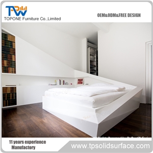 Luxury Led Reception Desk,Artificial Marble Top
