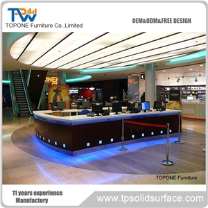 Quartz Stone Reception Desktop Reception Counter