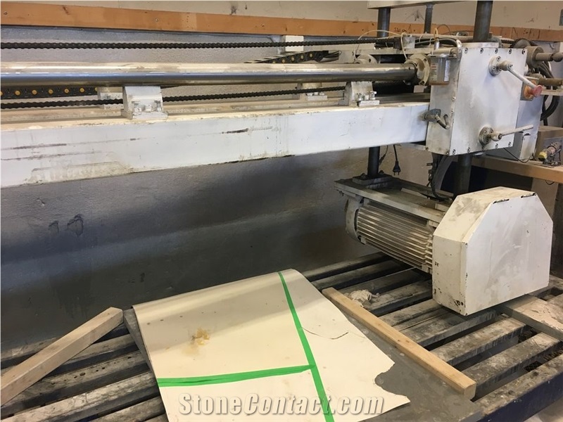 Used Stone Saw / Slate, Concrete Cutter with Water Cooling Bridge Cutting Machine