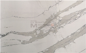 Calacatta Quartz Like Cambria Brittanica Colour for Countertop Island