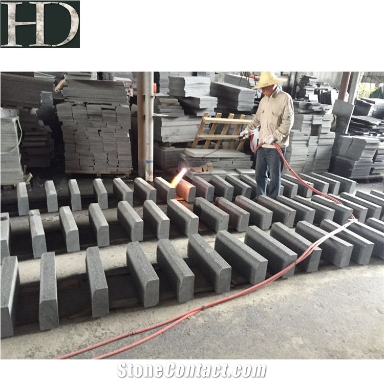 Garden Curb Flamed Grey Granite G684 Curb Stone Price，Kerbstone