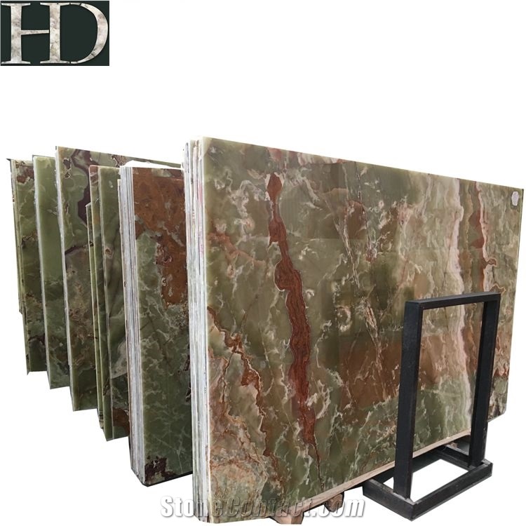 Interior Decoration Green Onyx Slab with Best Price