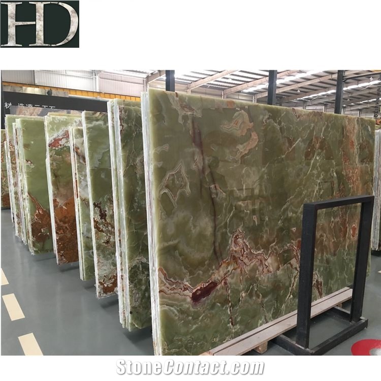 Interior Decoration Green Onyx Slab with Best Price