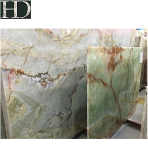 Interior Decoration Green Onyx Slab with Best Price