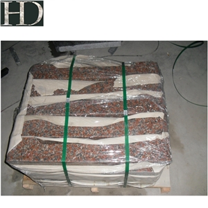 Monument Granite Headstones Maple Red Granite Tombstone for Poland