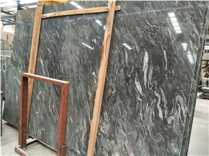 Multicolour Grain Green Grey Granite Slabs,Karcher Grey Granite Tiles