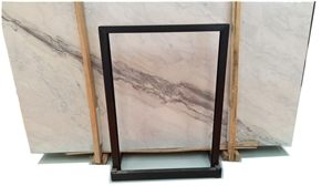 Venus White Marble Grey Veins White Marble Slab for Interior